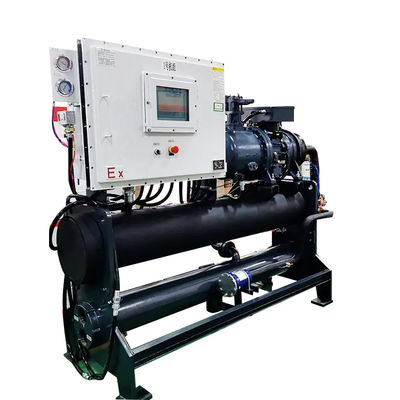 Χημικός ανθεκτικός σε έκρηξη ψυγείο νερού 40HP Βιομηχανικός ψυγείο βίδας ψύξης με ψύξη αέρα IP54