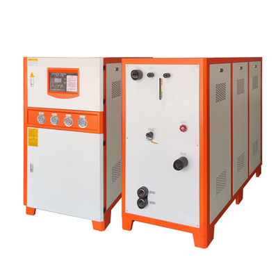 Bon prix 20 tonnes de réfrigérateur d'eau de laboratoire 60KW R22 réfrigérateur 50Hz / 60Hz Avec contrôleur PLC Siemens en ligne