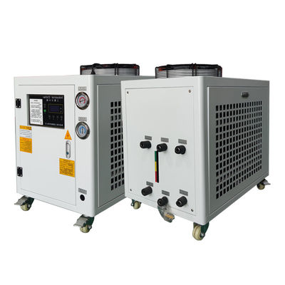 6KW μικρός βιομηχανικός ψυγείο 2HP αεροψυγείο φορητό 50Hz με δεξαμενή νερού χωρητικότητας 39L