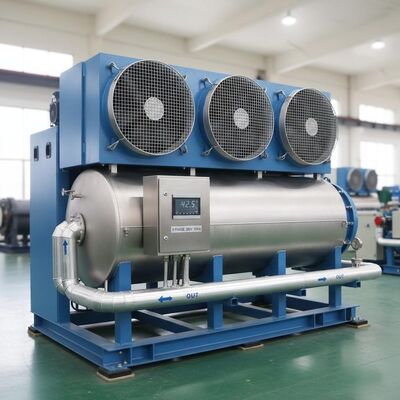 Guter Preis Shell- und Rohrverdampfer-Luftkühler mit 3-Phasen-380V-50Hz-Stromversorgung für Umgebungen mit hohen Temperaturen bis zu 45°C Online