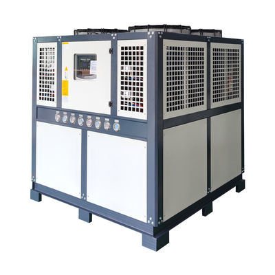 Qualität R410A R404A Schraubluftgekühlte Wasserkühlmaschine 120 kW Industriewasserkühlmaschine 40 PS usine