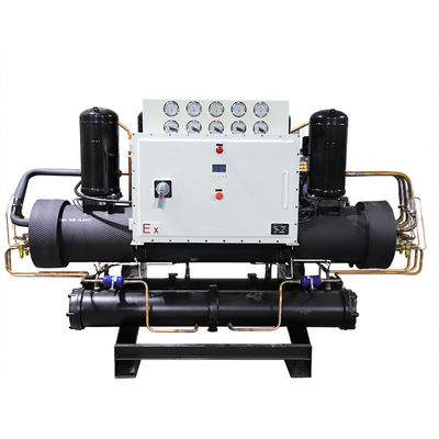 Guter Preis R134A Explosionssicherer Wasserkühler 380V Industrie-Kühler 50Hz Schalen- und Rohrverdampfer Typ Online