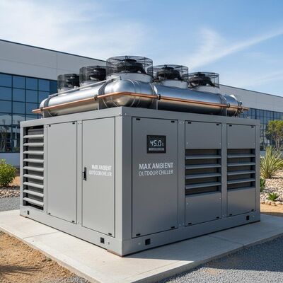 Good price R-410A Air Cooled Chiller with Shell And Tube Condenser for Outdoor Use Supporting Max Ambient Temperature 45℃ online